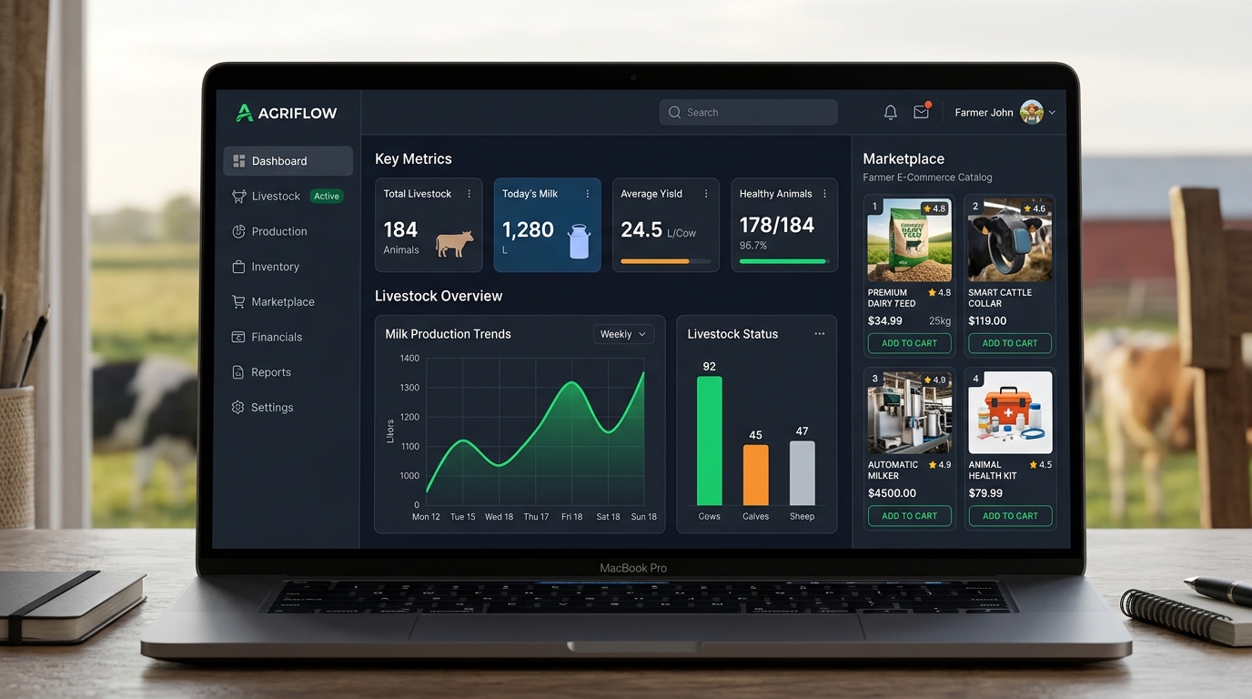 SaaS-Based Smart Farm Management & Marketplace Platform